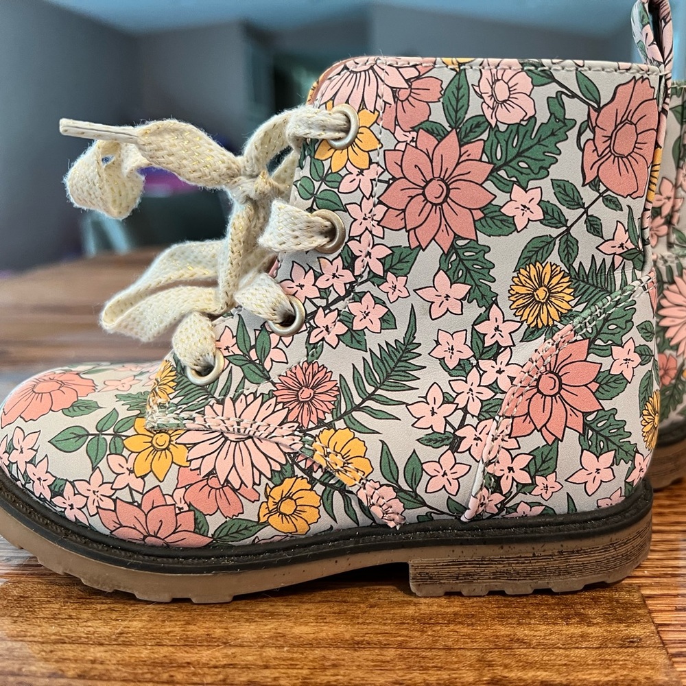 Cat & jack floral boots